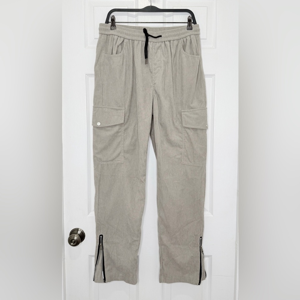 Men's Off White Cargo Pants -Size L